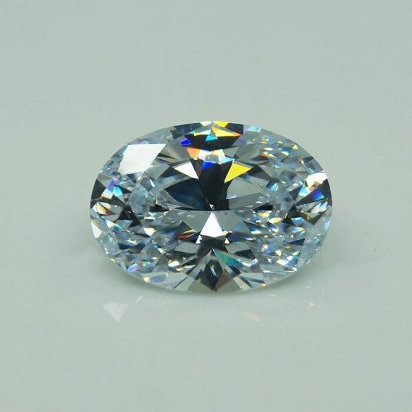 30 CT Huge White Sapphire AAA Zircon 15 * 20MM Oval Cut Loose Gemstones Gems Wholesale 3