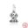 925 Sterling Silver Paw imprint Pet Dog Cat Cute Puppy Pendant Beads Fit Original Pandora Charms Bracelet Women Fine DIY Jewelry 21