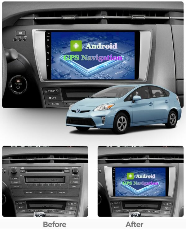 Android 10 For Toyota Prius 2009 2010 2011 2012 2013 Multimedia Stereo Car DVD Player Navigation GPS Radio 2