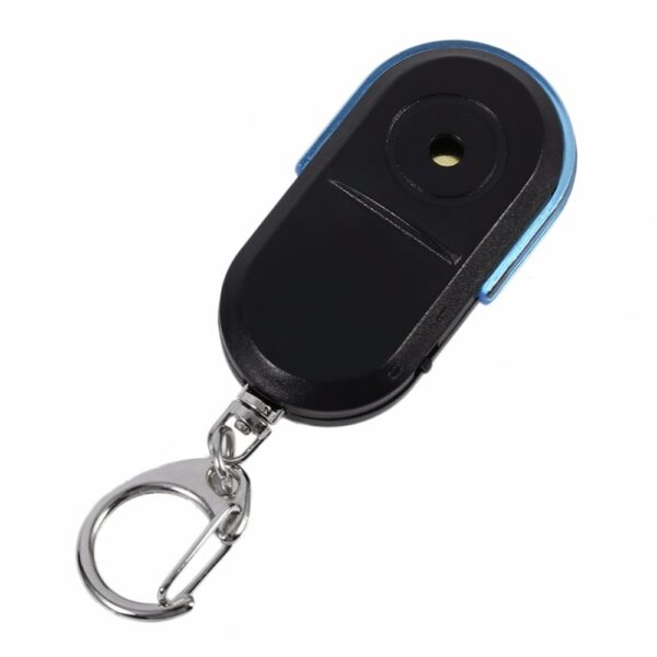 New Portable Size Keychain Old People Anti-Lost Alarm Key Finder Wireless Useful Whistle Sound LED Light Locator Finder Keychain 2