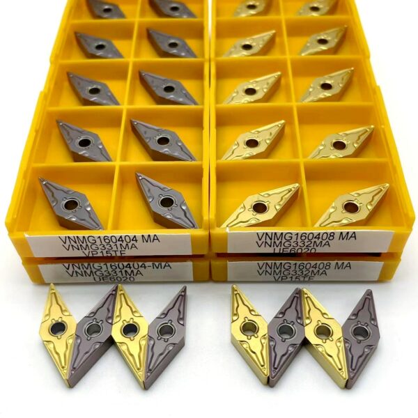 VNMG160408 VNMG160404 MA 100% Carbide Insert CNC Turning Insert Lathe Milling Tool Tungsten Carbide VNMG 160408 Cutting Tools 2