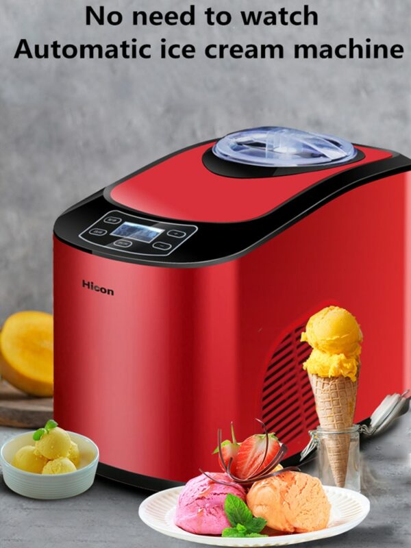 220V Home full automatic mini ice cream machine household ice cream maker 1.5L 140W Ice Cream Makers Машина для мороженого 2