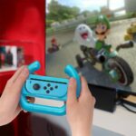 2PCS ABS Steering Wheel Handle Stand Holder Left Right Joy-Con Joycon For Nintendo Switch OLED Controller Wheels Accessories 6