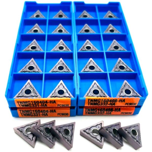 TNMG160408 TNMG160404 HA PC9030 triangle indexable carbide inserts high quality metal turning tools lathe tools turning tools 1