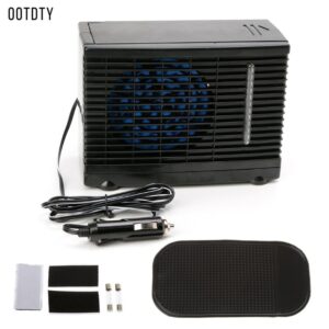 High Quality 1 Pc Adjustable DC 12V 60W  Car Air Conditioner  Cooler Cooling Fan Water Ice Evaporative Cooler Portable Hot New 2