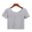 2021 NEW Women Basic Simple All-match Solid Color Stretch T-shirts 1PC Short Navel Top Ladies Short Sleeve O neck Sexy Crop Top 8