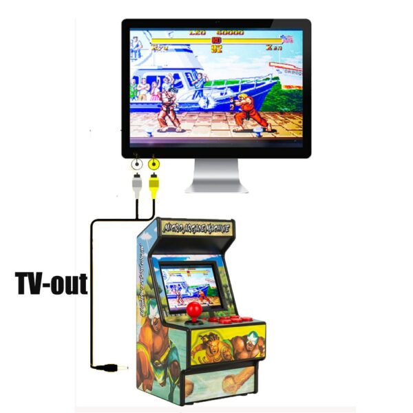 Gamepad Portable Retro Mini Arcade Handheld Game Console Machine Player 16 Bit Built-in 156 Classic TV Output With 2.8" Screen 2