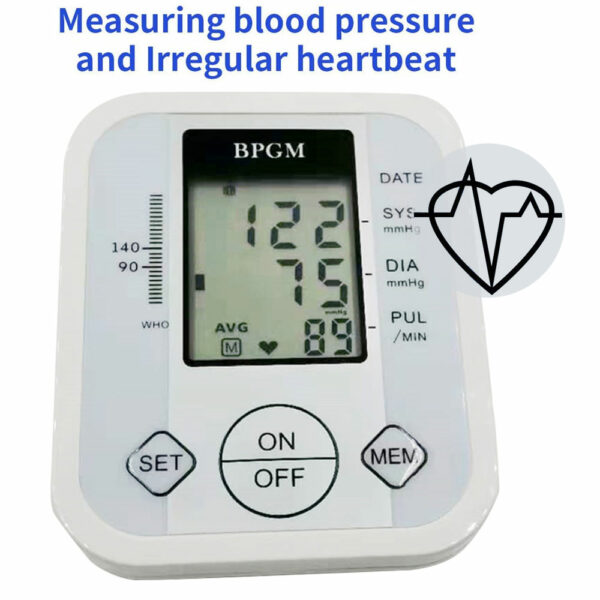 Blood Pressure Monitor Upper Arm Digital Tensiometer Automatic Tonometer Eletronicos Armthm BP Machine Saturometro Prise De sang 3