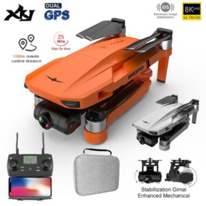 KF102  GPS Drone 4k Profesional 8K HD Camera 5G Wifi 2-Axis Gimbal Aerial Photography Brushless Foldable Quadcopter RC 1200M 1