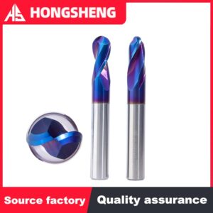 Ball Nose End Mill HRC65 Tungsten steel Milling Cutter 2 Flute Carbide Cutter Tool R0.5mm R6mm R8mm 10mm CNC Router Bit Milling 1