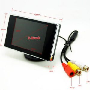 HD With 4 LED Rear View Camera Night Vision Car Parking Monitor TFT Full color 3.5 inch LCD 1