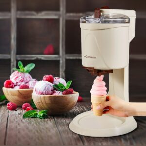 Ice Cream Machine Household Automatic Mini Fruit Ice Cream Machine Electric Diy Kitchen Milkshake Machine 1
