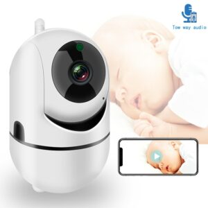 WiFi Baby Monitor With Camera 1080P HD Video Baby Sleeping Nanny Cam Two Way Audio Night Vision Home Security Babyphone Camera 1