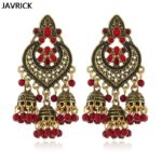 Retro Indian Bollywood Kundan Jhumka Jhumki Drop Earrings Gypsy Fashion Jewelry 1