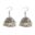 Tibetan Jewelry Silver Color India Geometric Hanging Dangle Drop Earrings Bohemia Bells Jhumka Earrings 12