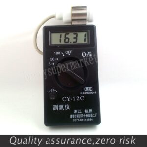 Oxygen Concentration meter Oxygen Content Tester Meter Oxygen Detector O2 tester CY-12C digital oxygen analyzer 0-5%0-25% 0-100% 2