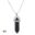 2022 Hexagonal Cylindrical Crystal Necklace Natural Stone Pendant Wire Wrap Stone Necklace for Women Men Fashion Jewelry 26