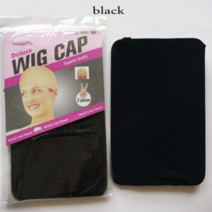 30PCS (15bag)Stocking Wig Cap Fashion Stretchable Mesh Wig Cap  Mesh Weaving Black Brown Beige Wig Hair Net Making Caps Hairnets 2