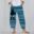 Womens Spring Summer Pants Casual Cute Cartoon Print Elastic waist Trousers Oversize Loose Beach Wide Leg Pants Plus Size S-5XL 13