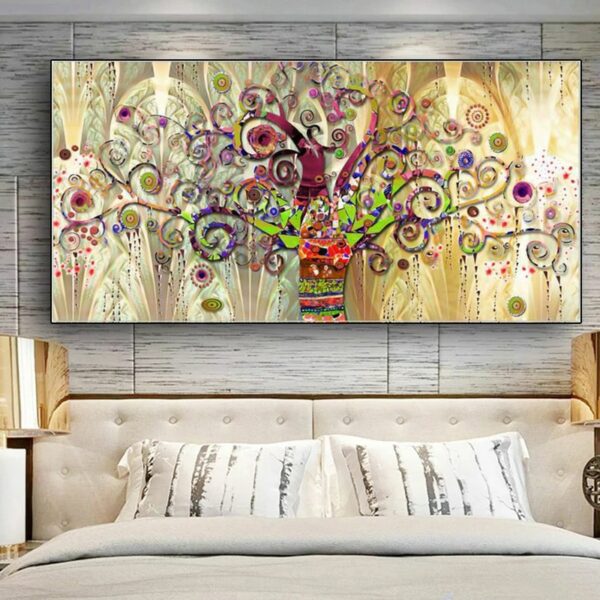 Tree of Life Canvas Painting Gustav Klimt Landscape Posters and Prints Scandinavian Canvas Wall Print Canvas Home Decor Cuadros 4