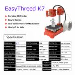 X1 Mini 3D Printer K7 Supper mini VIP Link Dropshipping Fast Shipping Easy Use Machine Children Gift 6