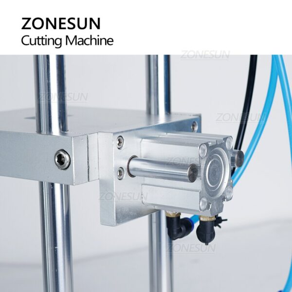 ZONESUN ZS-JG300 Pneumatic Cutting Machine for Dip Tube Spray Caps Perfume Glass Plastic Bottle Packaging Mannual 4