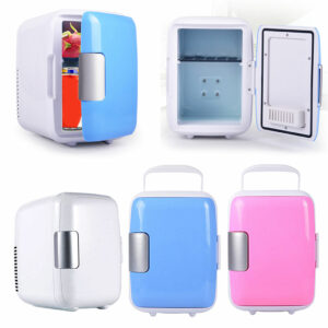 4L Portable Mini Car Refrigerators Fridge Compact Cooler/Warmer Fridge for Car Skincare Portable Mini Fridge Outdoor Travel 1