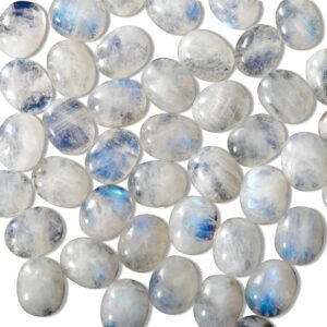 Water Drop Cut Natural Moonstone 9x13MM Loose Stones with Blue light Wholesale Decoration Gemstone Jewelry Gift 10 pcs/set 2