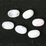 Round Cut Natural Moonstone 10x10MM Loose Stones with Blue light Wholesale Decoration Gemstone Jewelry Gift 5 pcs/set 4