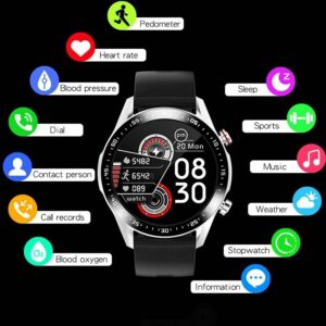 Xiaomi E12 Smart Watch Men Women Dial Call Sport Fitness Tracker Heart Rate Blood Pressure Monitor Smartwatch For Android IOS 2