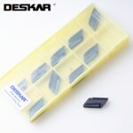 10PCS DESKAR KNUX160405R-11 LF6018 LF6028 CNC Turning Tools Carbide Inserts Lathe Cutter Cutting Tool Parts For Stainless Steel 1