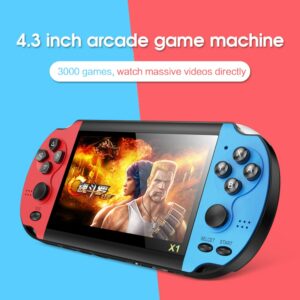 X1 4.3-inch Handheld Game Console Built-in 10000 Games Video Game Consoles 4.3-inch Classic Dual-Shake Consolas De Videojuegos 2