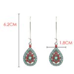 Vintage Boho India Ethnic Water Drip Hanging Dangle Drop Earrings for Women Female 2020 New Wedding Party Jewelry Accessories 4