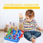 Race Rail Car Train Track Toy Set for Kid Educational Montessori Children Racing Car Brain Adventure Game Interactive Play Toy 4