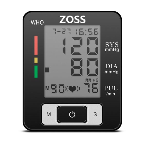 ZOSS  English or Russian Voice Cuff Wrist Sphygmomanometer Blood Presure Meter Monitor Heart Rate Pulse Portable Tonometer BP 2