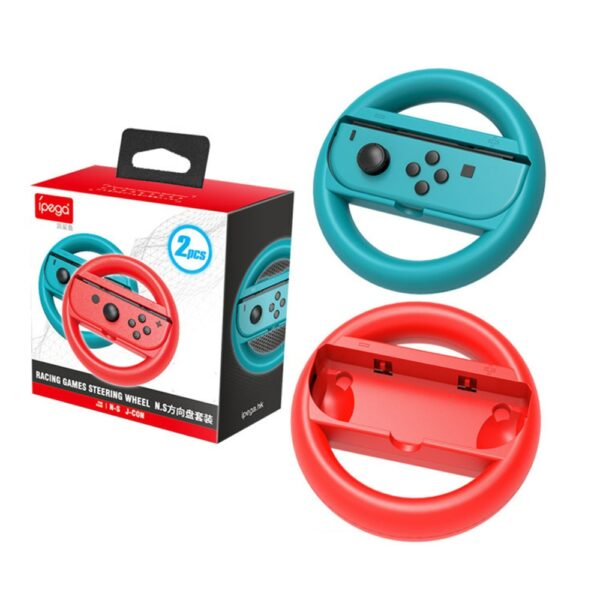 2Pcs Joy-Con Wheel For Nintendo Switch Racing Game Wheel Controller NS Joy-Con Grip Cart Holder Accessories 1