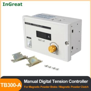 Manual Digital Tension Controller for Magnetic Powder Brake Clutch 180V-265VAC 220V 24VDC Output 0-3A Potentiometer PLC Control 1