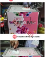 Ice Cream Maker Fried Ice Cream Rolls Machine Commercial Big Pan Fried Yogurt Making Machine Thai Fry Pan Ice Cream 2