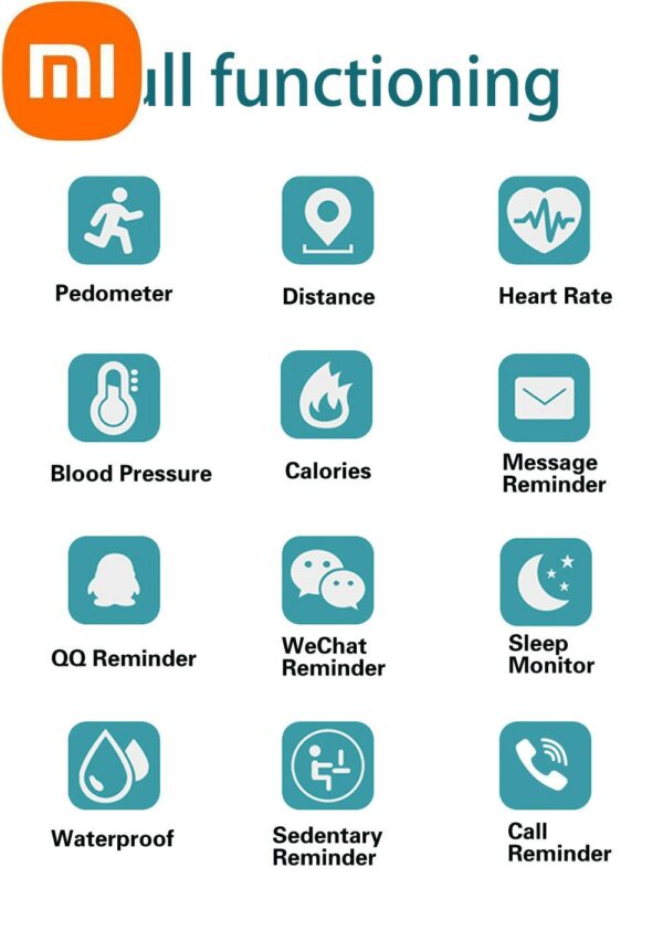 Smartwatch 2022 M5 Smart Watches Band Sport Fitness Tracker Pedometer Heart Rate Blood Pressure Monitor Bracelet for Men Women 5