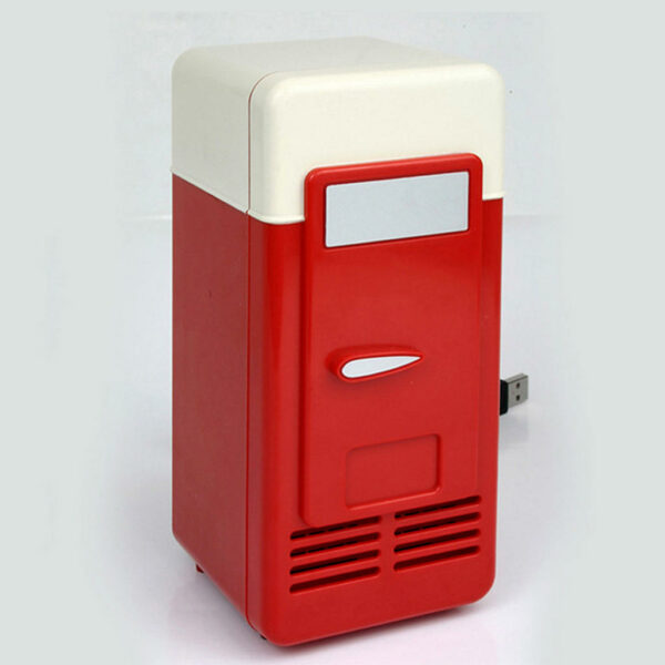 Mini USB Fridge Cooler Beverage Drink Cans Cooler/Warmer Mini Refrigerator 5