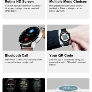 2022 New D3pro Smart Watch Supports Bluetooth-compatible Call Play Music Smart Blood Pressure Monitoring Waterproof Sports Watch 2