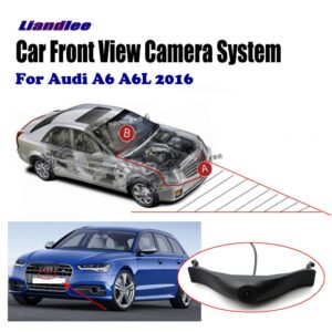 Car Front LOGO Grill Camera For Audi A6 A6L 2016 2017 Not Reverse Rearview Parking CAM Wide Angle 1