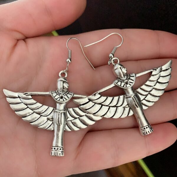 2020 Goddess Isis Ancient Egypt Earrings Fashion Gift for Girlfriend Druzzil Ro Egyptian Goddess Retro Pendant classica 5