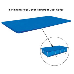 PE Cover Cloth Mat Cover Frame Pool For Garden Swimming Pool Cover Rainproof Dust Cover 400*211cm/300*200cm/260*160cm/220*150cm 2