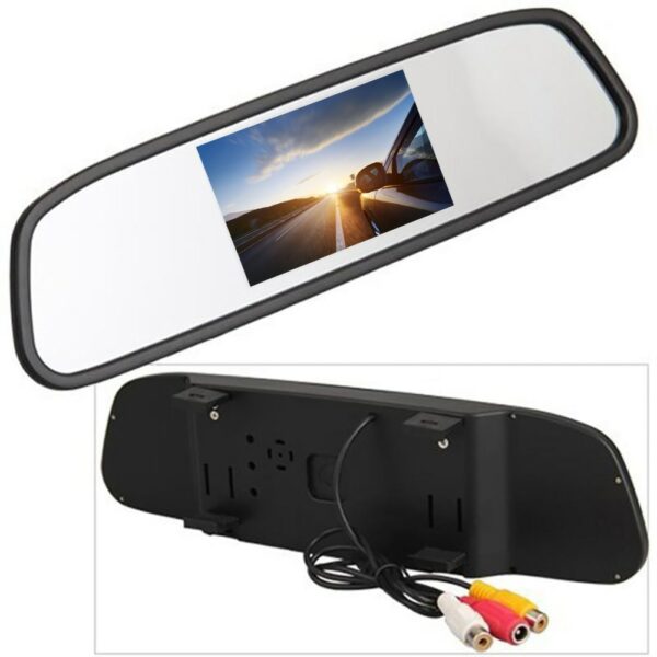 4.3 inch Car Rearview Mirror Monitor Auto Parking System Night Vision HD Screen Display Clear Image Backup Reverse Camera 6