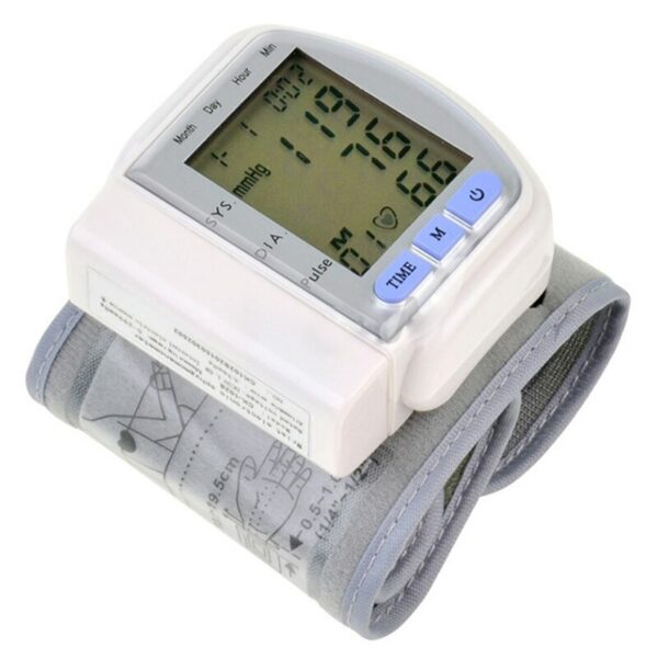 Wrist Electronic Sphygmomanometer Intelligent Voice Blood Pressure Monitor M5TD 6