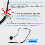 XCGaoon New Mini CCD 140 Degree Wide Angle Real Waterproof Car Front / Side / Rear View Backup Camera Can 360 Rotate 4