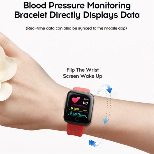 D13 Bluetooth Smart Watch Men Women Blood Pressure Heart Rate Monitor D20 Pro Sport Smartwatch Fitness Tracker For Xiaomi Huawei 4