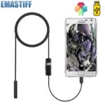 7mm Endoscope Camera Flexible IP67 Waterproof Micro USB industrial Endoscope Camera for Android Phone PC 6LED Adjustable 4