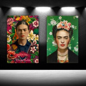 Frida Kahlo Viva La Vida! ART Professional Merchandise Decorative HD Painting Canvas Print Wall Art Living Room Posters Bedroom 1